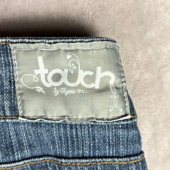 Touch by Alyssa Milano Verticle Stripe Low-rise Boot-Cut Bears Jeans Size 10 - Picture 11 of 14